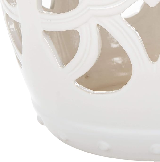 Safavieh Castle Gardens Collection Imperial Vine Antique White Glazed Ceramic - Image 6