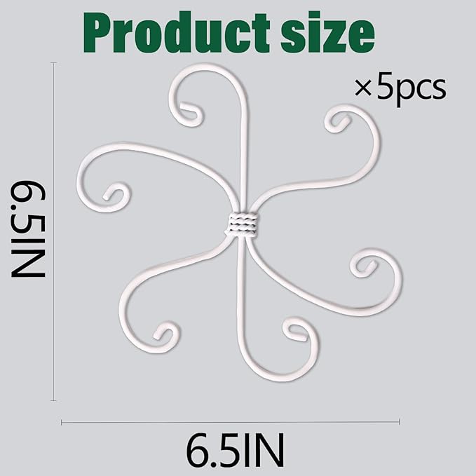 6.5 * 6.5in Monstera Plant Support Hook 5PCS - Image 2
