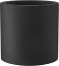 Kante 15.7" Dia Round Concrete Planter, Modern Style Large Cylindrical Plant Pot by Kante