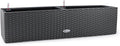 Dexceder 31.5 Inch Rattan Self Watering Planter Indoor Outdoor, Thickened Large by Dexceder