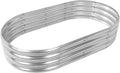 Oval Galvanized Planter Box, Metal Raised Garden Bed by TBMLC