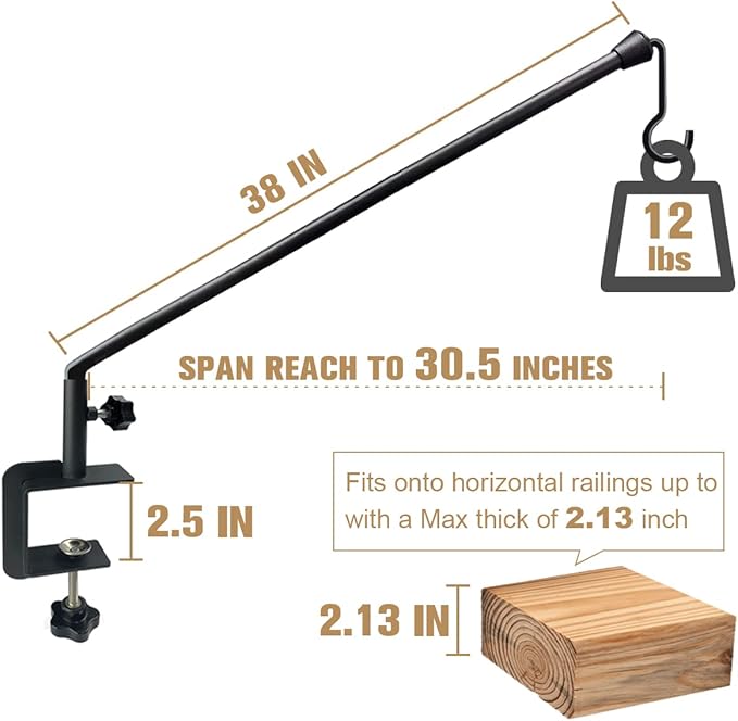 38 Inch Extended Reach Deck Hook Hanger - Image 2