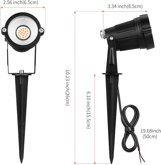 Low Voltage Landscape Lights Outdoor: 7W 700LM LED Landscape Lighting - Image 5