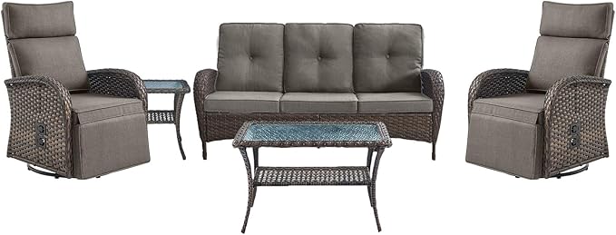 5 Piece Patio Furniture Set by Belord