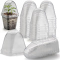 120 Pack Clear Humidity Domes, Transparent Seedling Domes Compatible by RooTrimmer