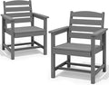 SERWALL Patio Dining Chair Set of 2 by SERWALL