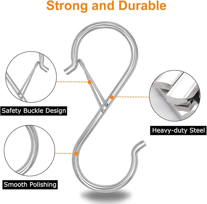 16 Pack S Shaped Hooks - Image 3