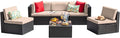 Devoko Patio Furniture Sets 6 Pieces Outdoor Sectional Rattan Sofa Manual by DEVOKO