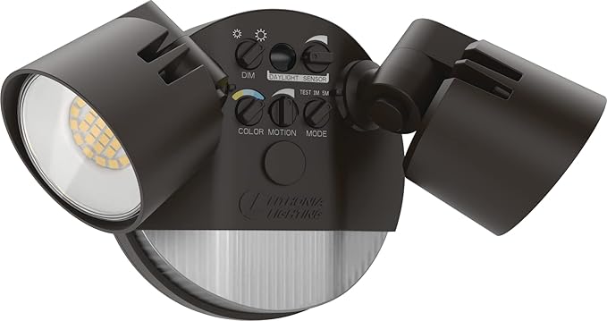 Lithonia Lighting HomeGuard 2-Light LED Outdoor Flood Lights, Motion Sensor by AcuityBrands
