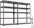 Garage Storage Shelves 2PCS, 2400 LBS Heavy Duty Shelving, Metal Garage Shelves by Unknown