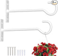 Plant Hooks for Hanging Plant Bracket 6inch Metal Plant Hanger Decorative by QTJUST