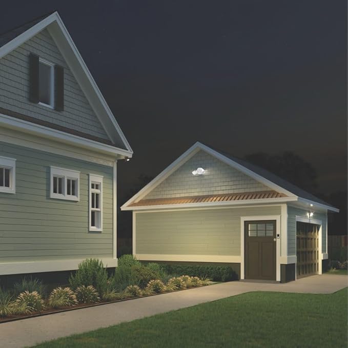 Lithonia Lighting HomeGuard 2-Light LED Outdoor Flood Lights, Outdoor LED Lights - Image 8