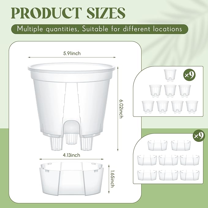 Self Watering Pots for Indoor Plants - Image 2