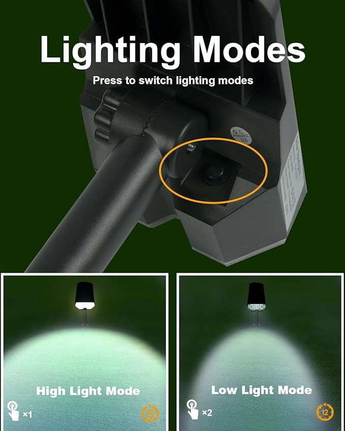1 Pack Solar Powered Outdoor Spot Lights Outside Waterproof 20 LEDs Landscape - Image 8