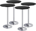 Furmax Bistro Pub Table Round Bar Height Cocktail Table by Furmax