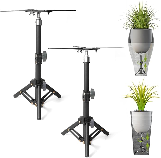 AZEAM Adjustable Plant Risers for Inside Pots, Height Planter Lifter Stand for by AZEAM