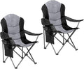 2 Pack Folding Camping Chairs for Adults by Unknown
