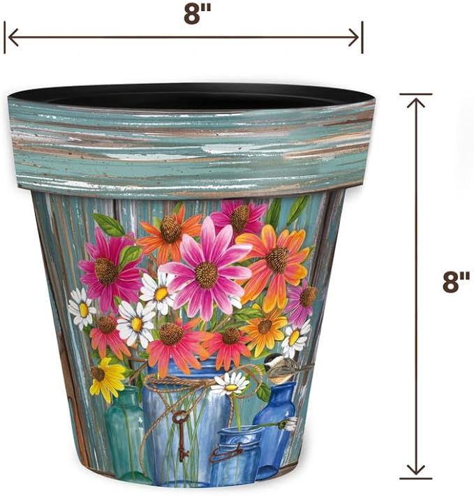 Briarwood Lane Farm Fresh Flowers Small Planter - Image 2
