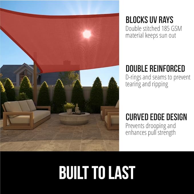 GORILLA GRIP Heavy Duty Sun Shade, UV Protection Fade Tear and Rust Resistant - Image 2