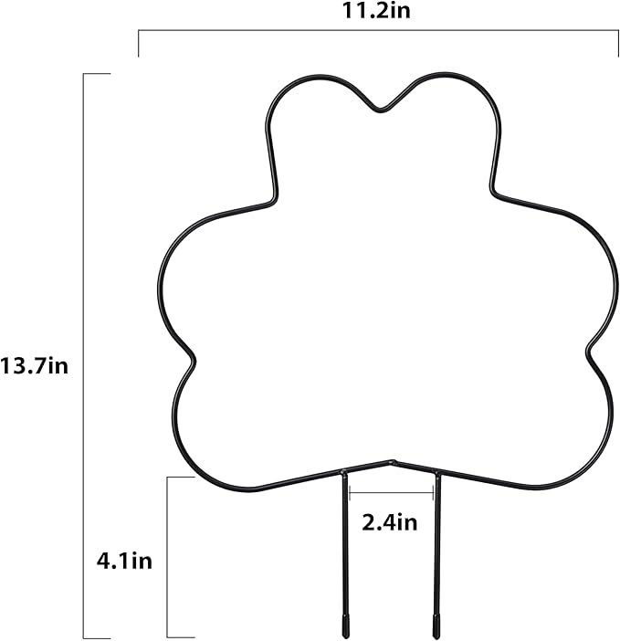 2 Pack Plant Trellis Indoor, 11.2" W x 13.7" H Small Trellis - Image 2