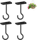 4in Ceiling Hooks for Hanging Plants 4Pack for Plants by QualityEfficiency