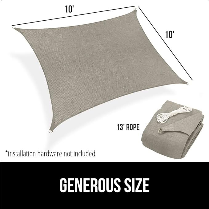 GORILLA GRIP Heavy Duty Sun Shade, UV Protection Fade Tear and Rust Resistant - Image 9