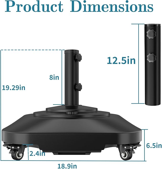 Umbrella Base, Heavy Duty Umbrella Stand - Image 7