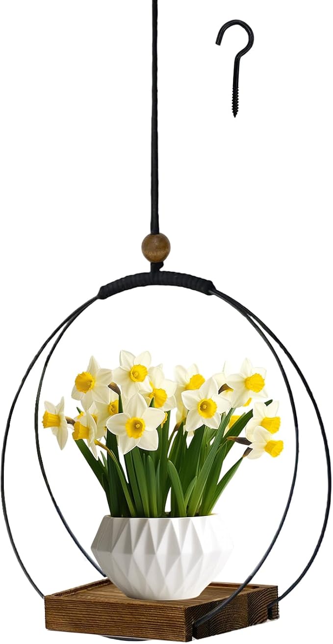 Hanging Planter for Indoor Plants, Modern Boho Macrame Plant Hanger for 3-5.5 - Image 7