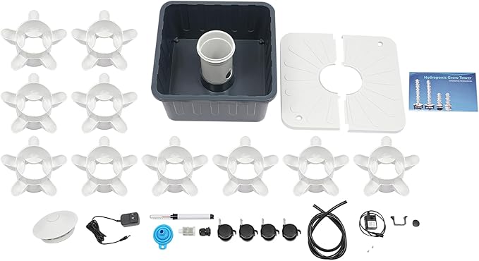Hydroponic Growing System Indoor, 50-Hole Vertical Garden Planter Germination - Image 3