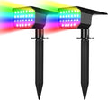 RGB Solar Lights Outdoor Waterproof IP65, 7 Lighting Modes Color Changing 26 by Unknown