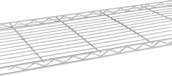 Xcity Storage Shelves, 1 Tier Heavy Duty Metal Shelving Unit, 350 LBS Capacity - Image 3