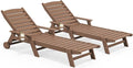 SERWALL HDPE Chaise Lounge Set of 2 by SERWALL
