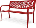 VINGLI 50" Outdoor Bench Metal by VINGLI