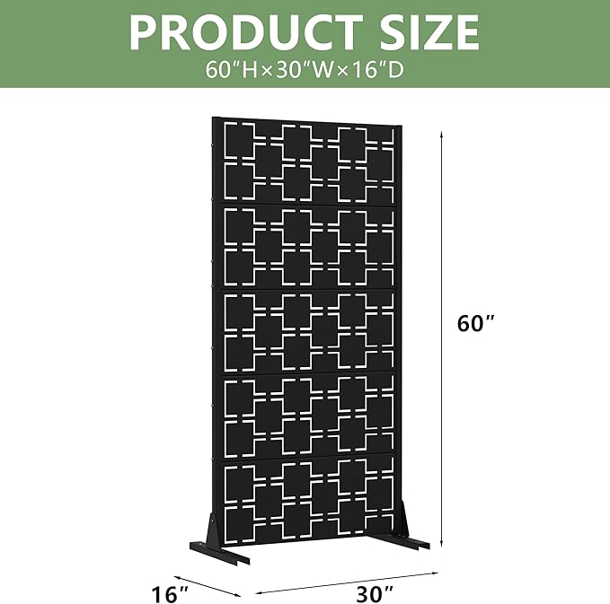 Casaphoria Metal Privacy Screen Outdoor - Image 4