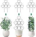 Garden Plant Trellis for Indoor Plants, Stackable Heavy Duty Metal Trellis by Kichwit