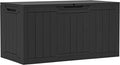 YITAHOME 100 Gallon Resin Deck Box, Weather Resistant Outdoor Storage Box by YITAHOME