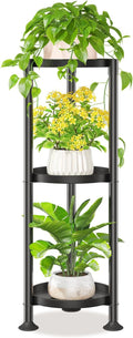 LASZOLA 3 Tier Black Corner Plant Stand Indoor by LASZOLA