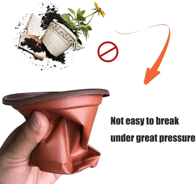 100 Pcs 3.5 Inch Plastic Seedlings Plants, Nursery Pots, Seed Starting Pot - Image 4