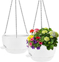 2 Pack Hanging Planters for Indoor Outdoor Plants, 12Inch Self Watering Hanging by Unknown