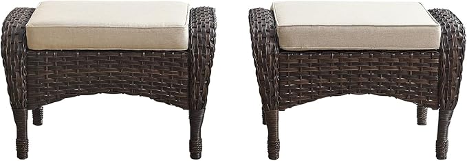 Belord Outdoor Ottomans for Patio Foot Rest by Belord