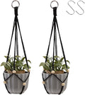Artilady Black Hanging Planter for Indoor Plants Macrame Plant Hanger Large by Artilady