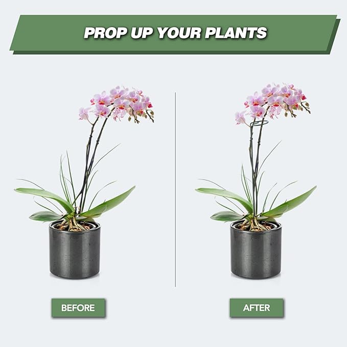 Joyhalo 20 Pack Plant Support Stakes 36 Inches, Plant Stakes, Flower Stakes - Image 2