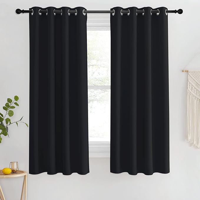 NICETOWN Blackout Black Curtain by NICETOWN