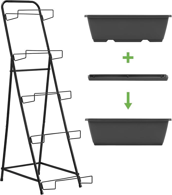5 Tier Vertical Raised Garden Bed Planter Box, Vertical Raised Bed - Image 8