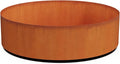 PLANTERCRAFT Corten Steel Metal Planter Box, Round Sizes, Modern Garden Steel by Plantercraft