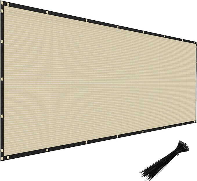 Windscreen4less Privacy Fence Screen Heavy Duty Windscreen Fencing Mesh Fabric by Windscreen4less