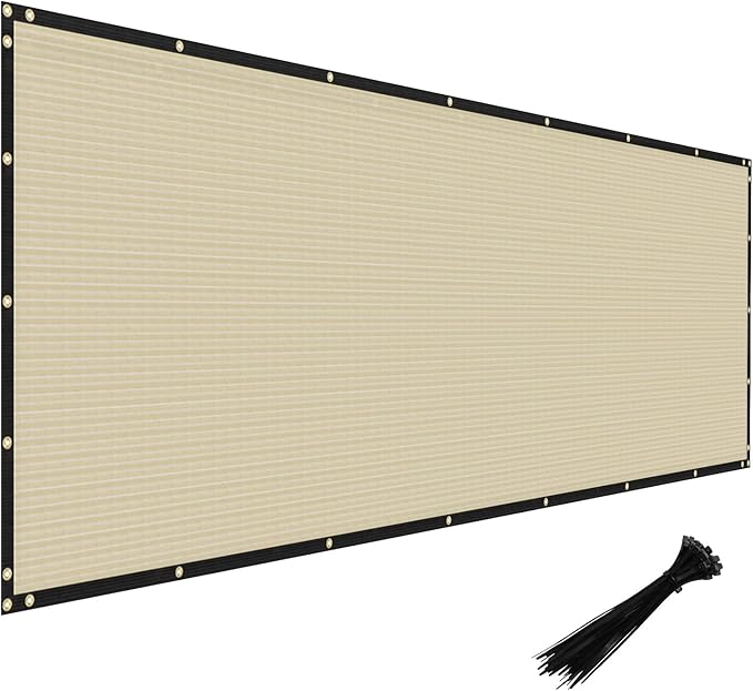 Windscreen4less Privacy Fence Screen Heavy Duty Windscreen Fencing Mesh Fabric by Windscreen4less