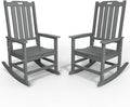 Oversized Rocking Chair Set of 2, Outdoor Rocking Chair by THOEOE