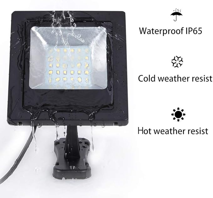 Solar Lights Outdoor Dusk to Dawn 4400mAh Solar Flood Lights Waterproof LED - Image 9