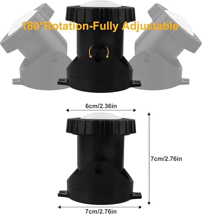 RGB Pond Lights with Timer, LED Underwater Submersible Colorful Landscape - Image 6